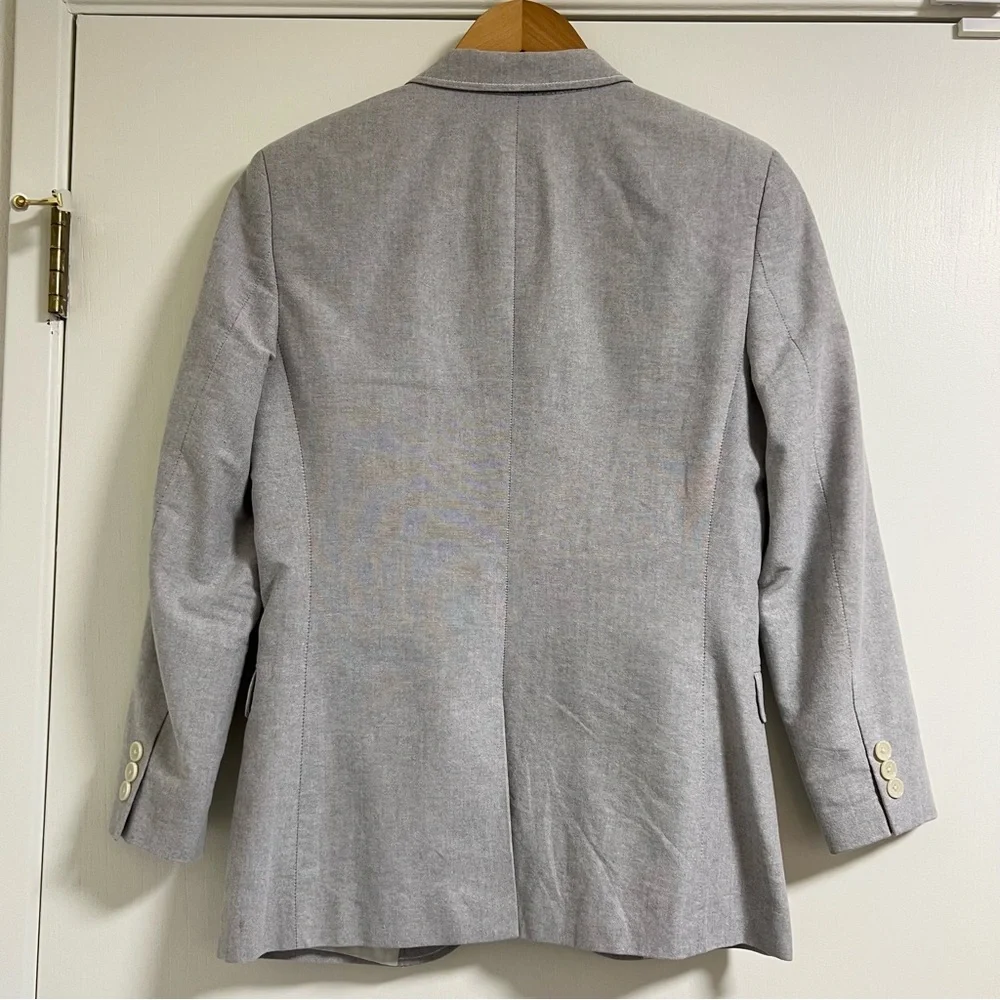 Topman Light Gray Chambray Blazer‎